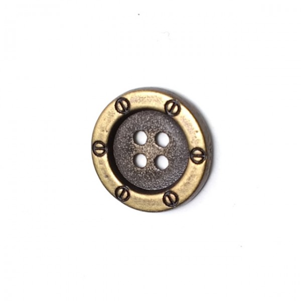 Sewing Button Four Hole 18 mm Patterned Button Manufacturing